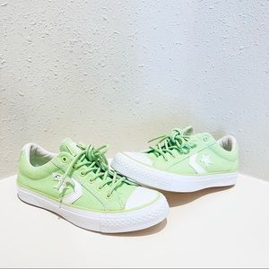 Converse All Star Hyper Green Low Top Unisex Sneakers Size 5.5 NEW